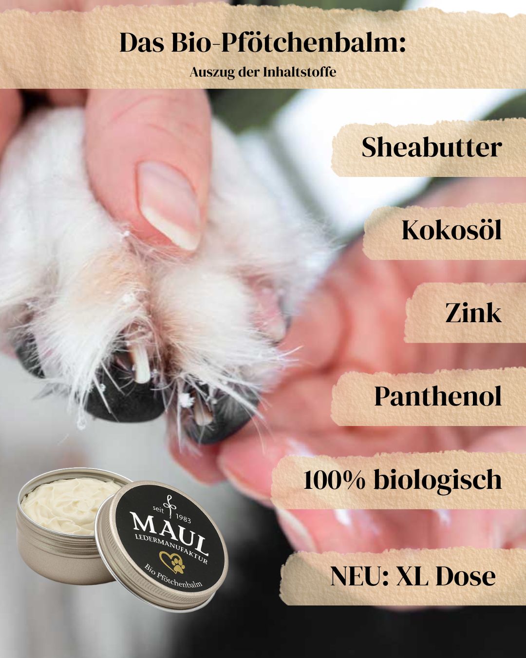 MAUL Bio - Pfotenbalm