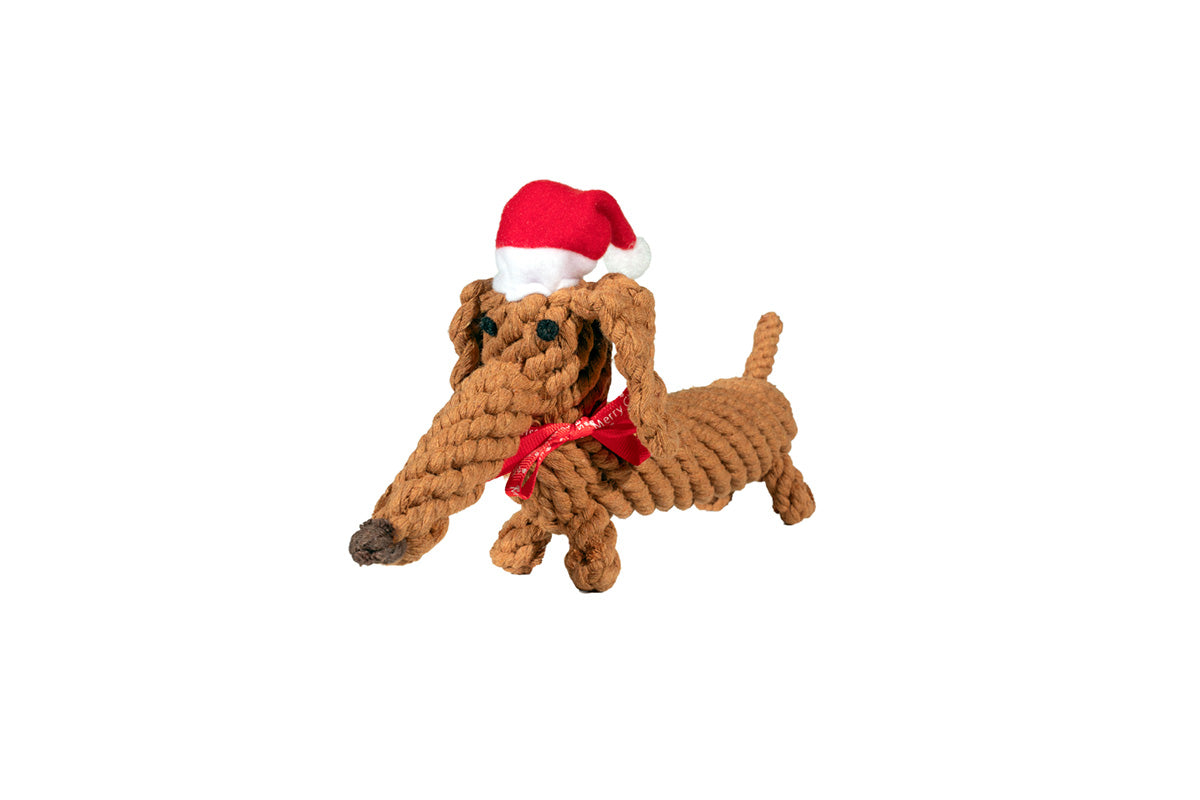 Hundespielzeug Santa Sausage