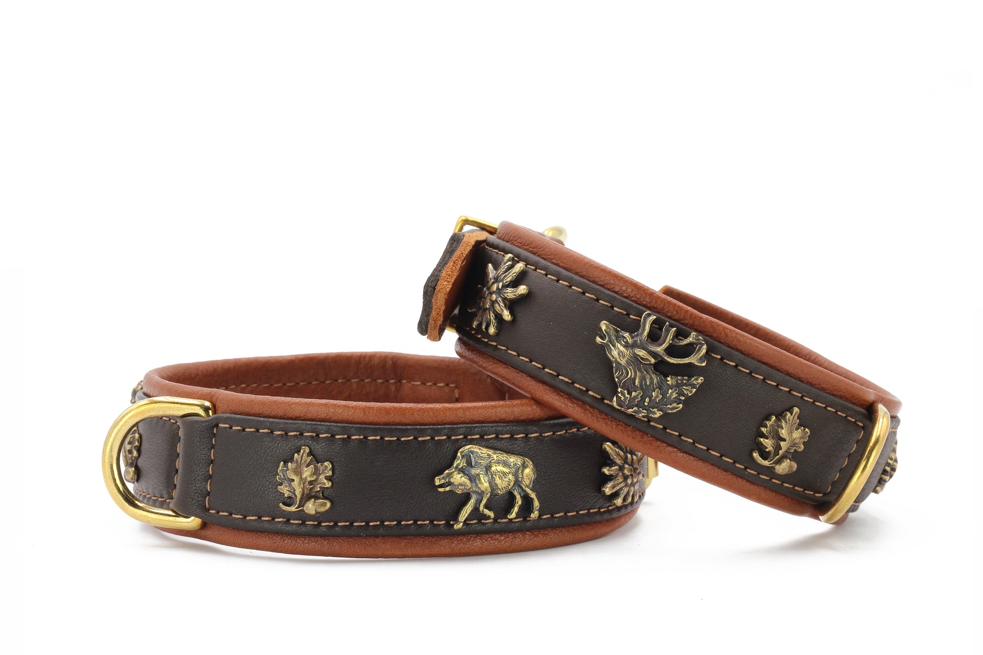 Lederhalsband „Wilder Kaiser“ – Rustikaler Stil für Hunde