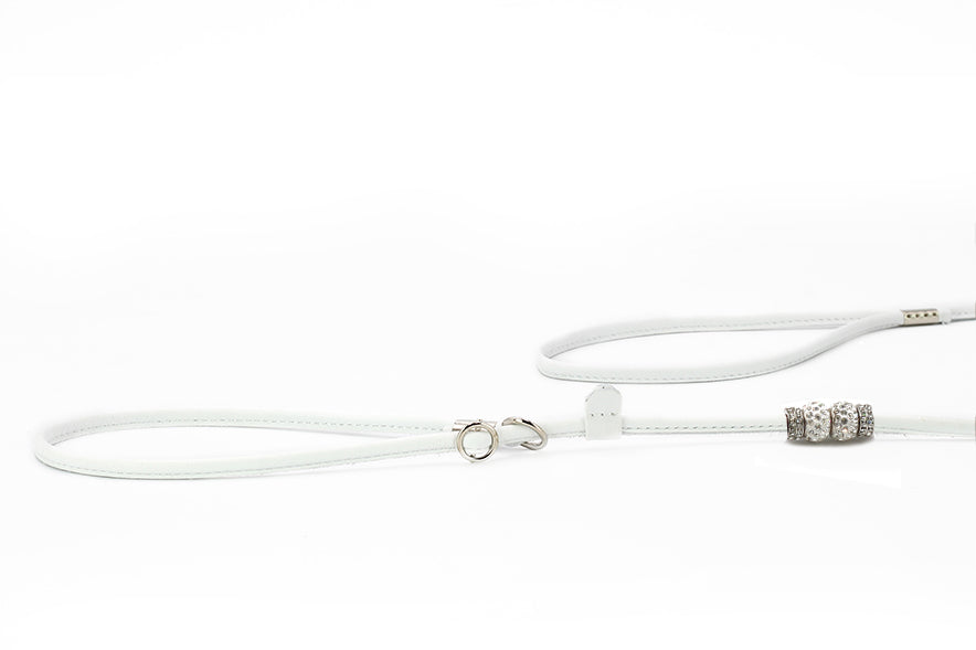 Showleine Fein verstellbar mit Perlen