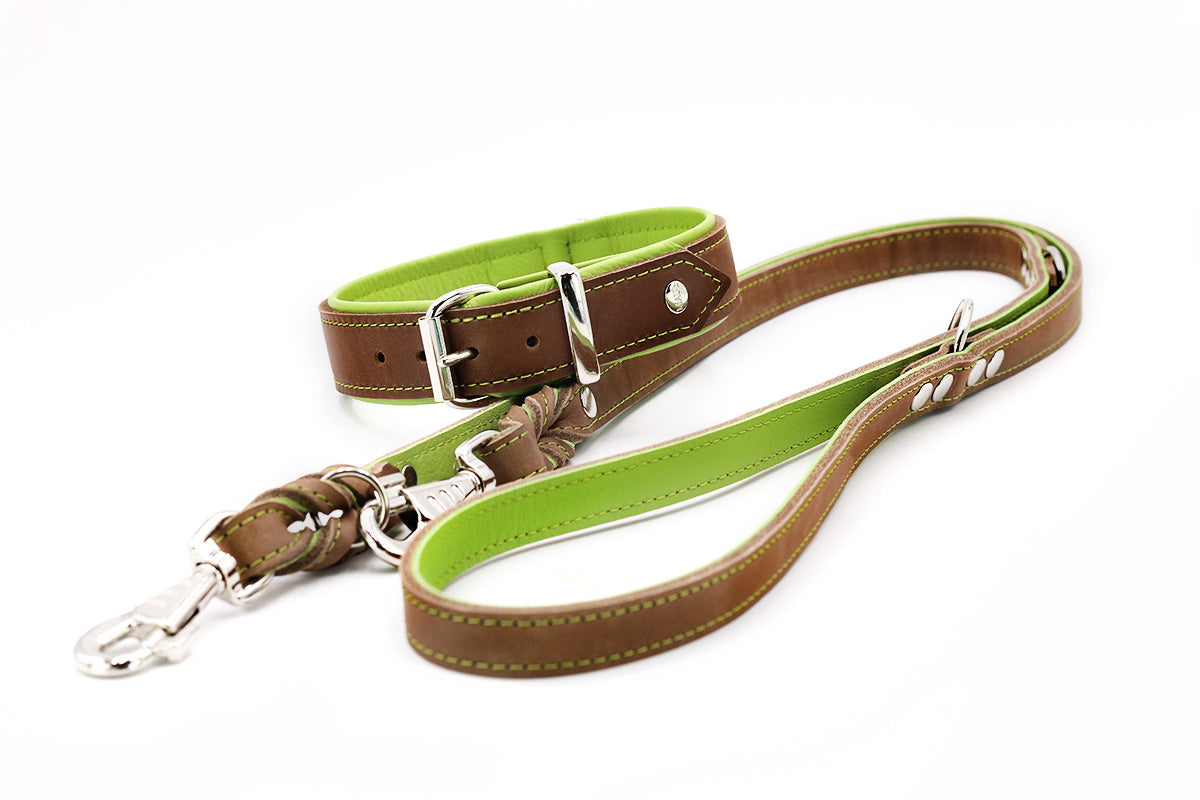 Halsband Klassik Premium Mokka