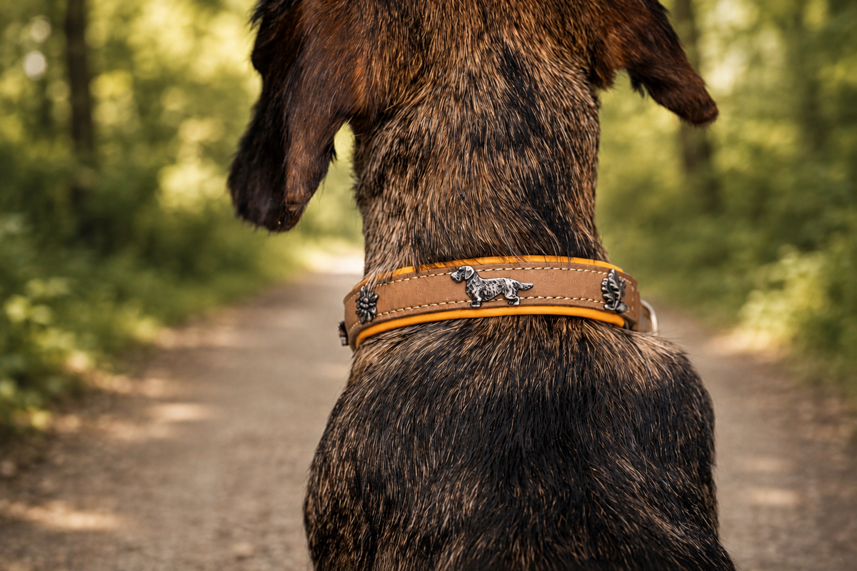 Halsband Premium Zugstopp Dackel
