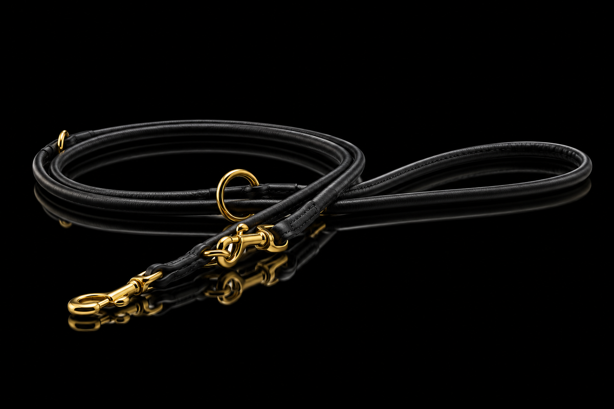 Lederleine rundgenäht Halloween