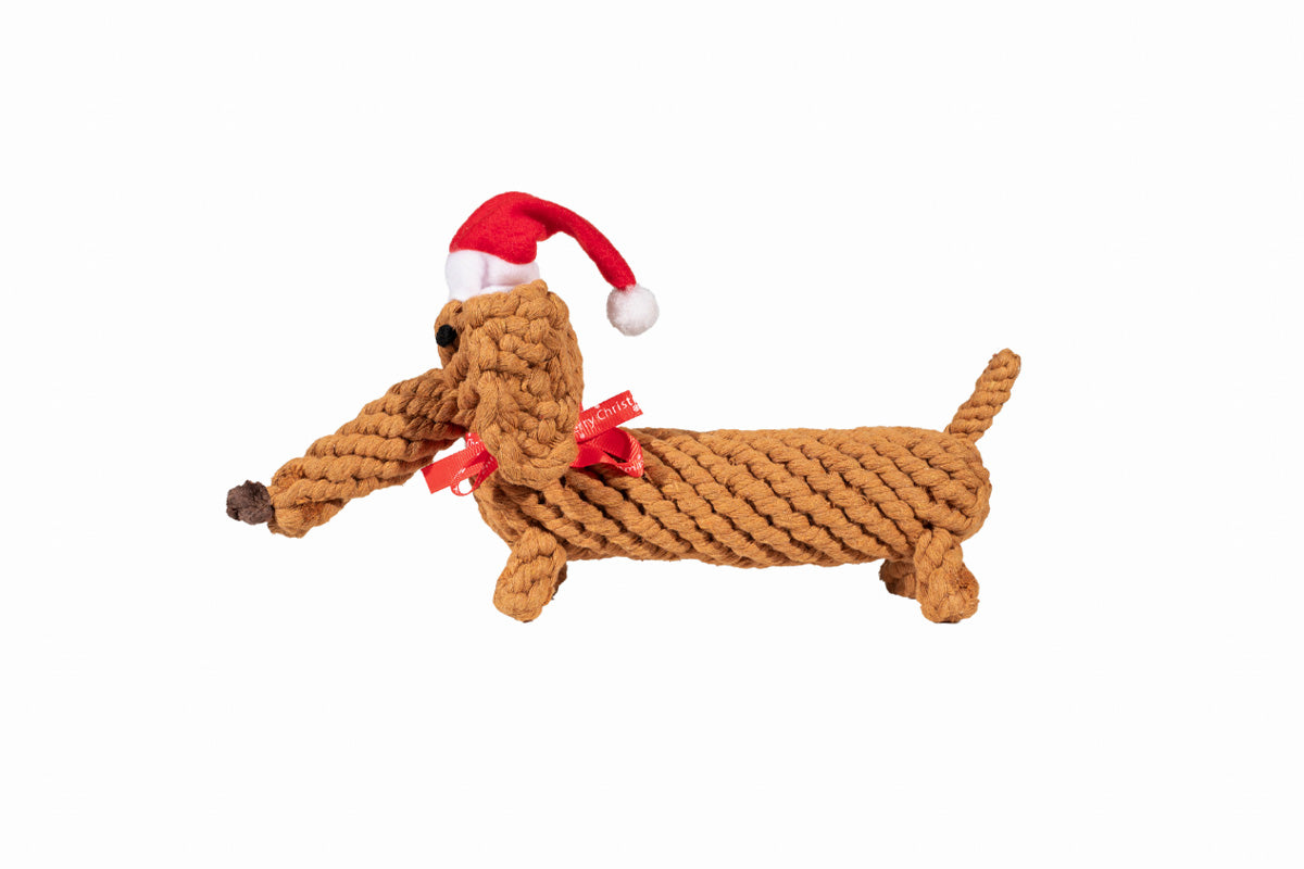 Hundespielzeug Santa Sausage
