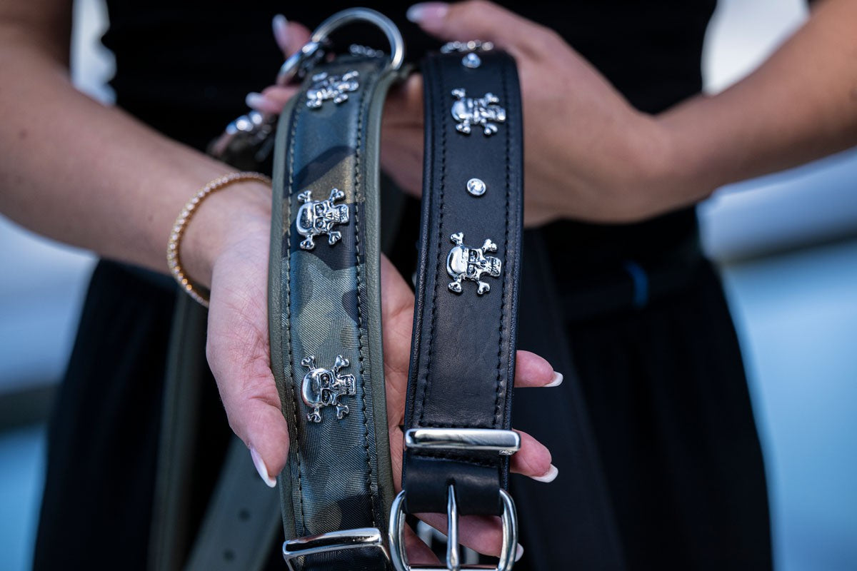 Halsband Totenkopf