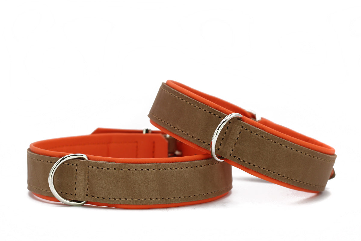 Halsband Klassik Premium Mokka